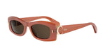 70F0 - Acetate Shiny Orange with Brown Normal lenses