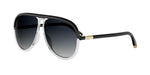 16A1 - Injected Shiny Black with Grey Gradient lenses