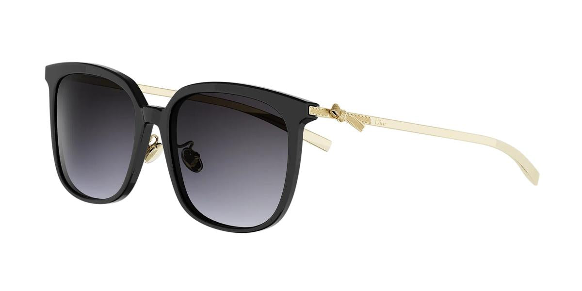 10A1 - Acetate Shiny Black with Grey Gradient lenses