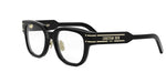 1000 - Acetate Shiny Black with DEMO lenses / 