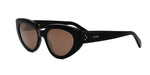 01E - Acetate Shiny Black with Brown Normal lenses / 
