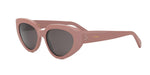 72A - Acetate Shiny Rose with Grey Normal lenses / 