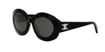 01A - Acetate Shiny Black with Grey Normal lenses / 