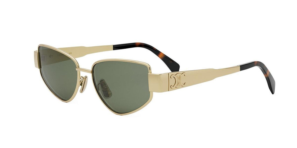 30N - Metal Shiny Yellow with Green Normal lenses