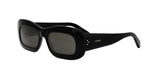 01A - Acetate Shiny Black with Grey Normal lenses / 