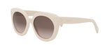 25F - Acetate Shiny White with Brown Gradient lenses / 