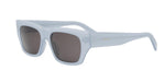 84A - Acetate Shiny Blue with Grey Normal lenses / 