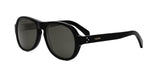 01A - Acetate Shiny Black with Grey Normal lenses / 