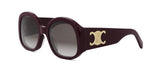 48F - Acetate Shiny Brown with Brown Gradient lenses / 