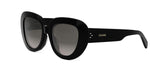 01B - Acetate Shiny Black with Grey Gradient lenses / 