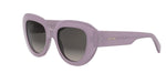 78F - Acetate Shiny Violet with Brown Gradient lenses / 