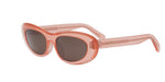 42E - Acetate Shiny Orange with Brown Normal lenses / 
