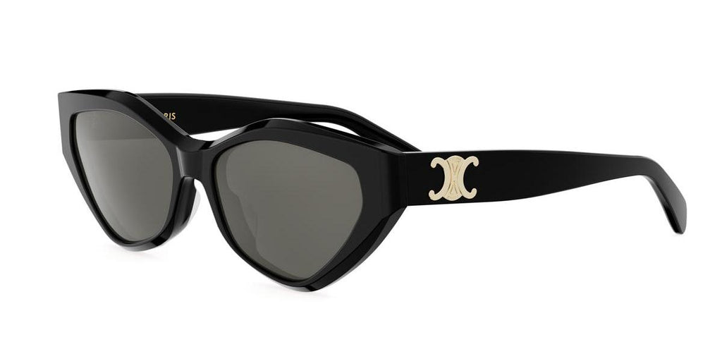 01A - Acetate Shiny Black with Grey Normal lenses