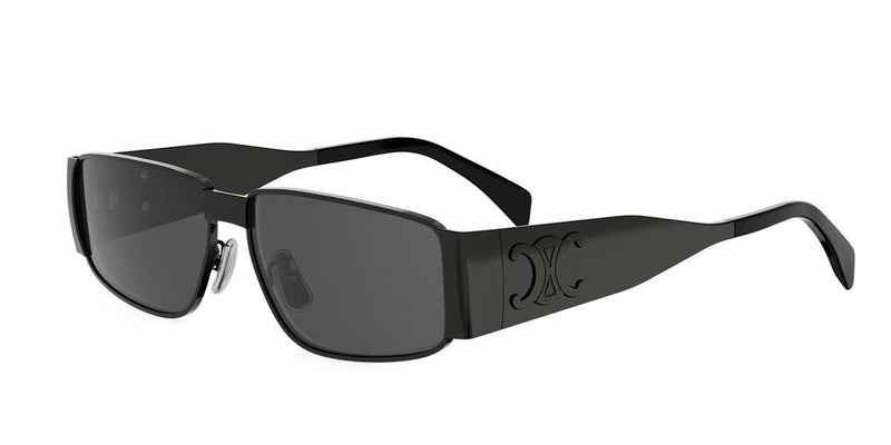14A - Metal Shiny Silver with Grey Normal lenses