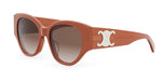 42F - Acetate Shiny Orange with Brown Gradient lenses / 