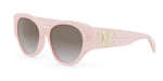 72B - Acetate Shiny Rose with Grey Gradient lenses / 