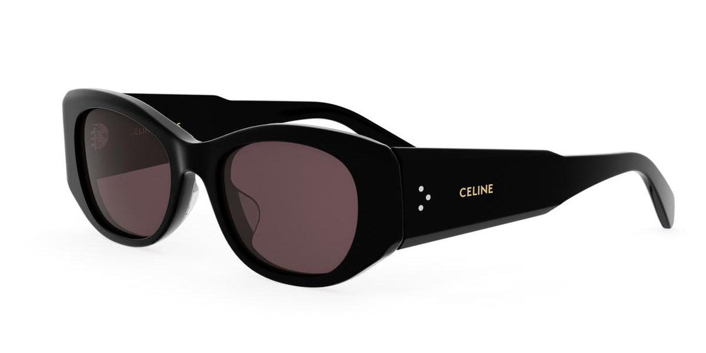 01Y - Acetate Shiny Black with Violet Normal lenses