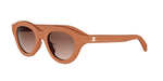 42F - Acetate Shiny Orange with Brown Gradient lenses / 