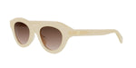44F - Acetate Shiny Yellow with Brown Gradient lenses / 
