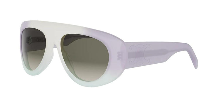 80F - Acetate Shiny Violet with Brown Gradient lenses