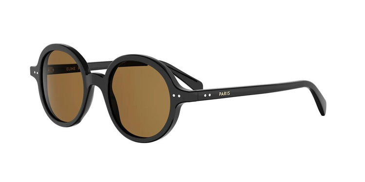01J - Acetate Shiny Black with Brown Normal lenses