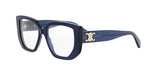 090 - Acetate Shiny Blue with DEMO lenses / 