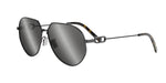 H0A4 - Metal Shiny Grey with Silver Mirror lenses / 