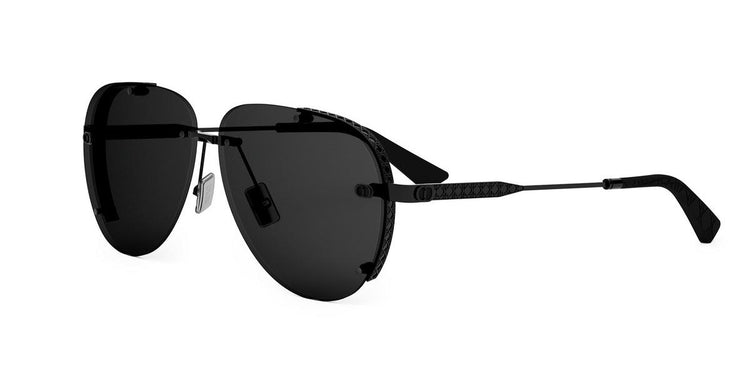 01A - Metal Shiny Black with Grey Normal lenses