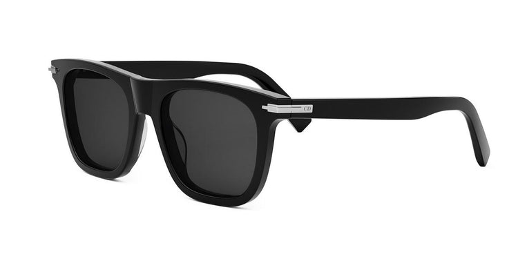 01A - Acetate Shiny Black with Grey Normal lenses