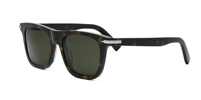 20C0 - Acetate Shiny Havana with Green Crystal lenses