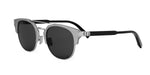 F1A0 - Aluminium Semi Matte Silver with Grey Normal lenses / 