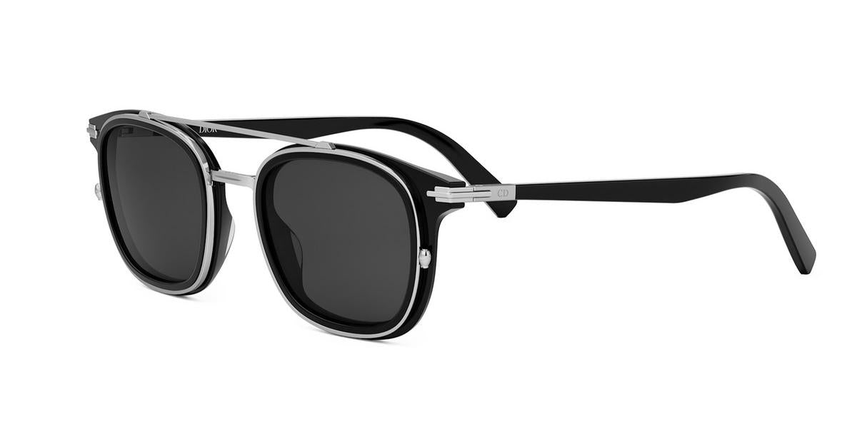 13A0 - Acetate Shiny Black with Grey Normal lenses