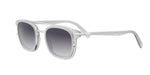 48A1 - Acetate Shiny Grey with Grey Gradient lenses / 