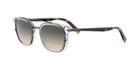 89A2 - Acetate Shiny Transparent with Brown Gradient lenses / 