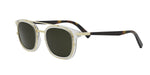 87C0 - Acetate Shiny Transparent with Green Normal lenses / 