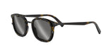 20A4 - Acetate Shiny Havana with Silver Mirror lenses / 