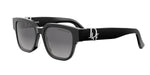 10A1 - Acetate Shiny Black with Grey Gradient lenses / 