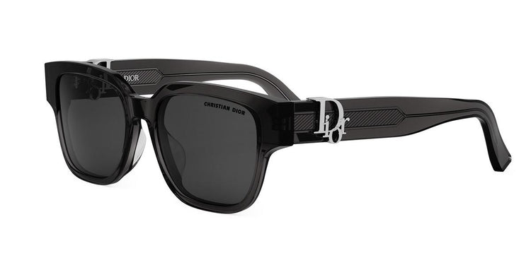 45A0 - Acetate Shiny Grey with Grey Normal lenses