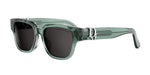 55A0 - Acetate Shiny Green with Grey Normal lenses