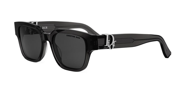45A0 - Acetate Shiny Grey with Grey Normal lenses