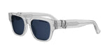 85B0 - Acetate Shiny Transparent with Blue Normal lenses / 