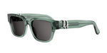 55A0 - Acetate Shiny Green with Grey Normal lenses / 