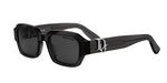 45A0 - Acetate Shiny Grey with Grey Normal lenses