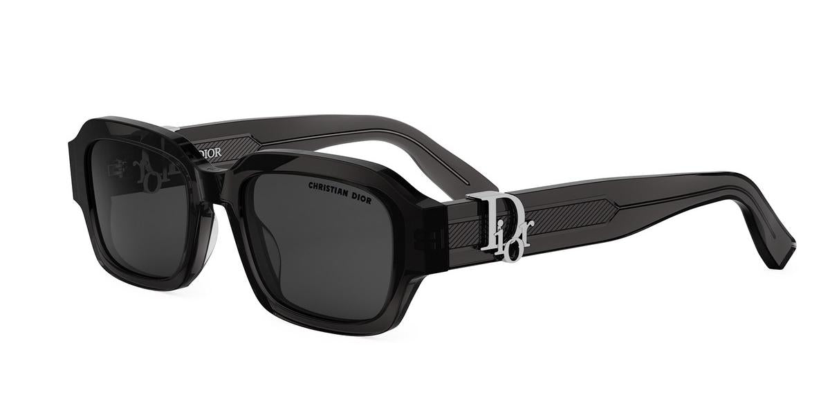45A0 - Acetate Shiny Grey with Grey Normal lenses