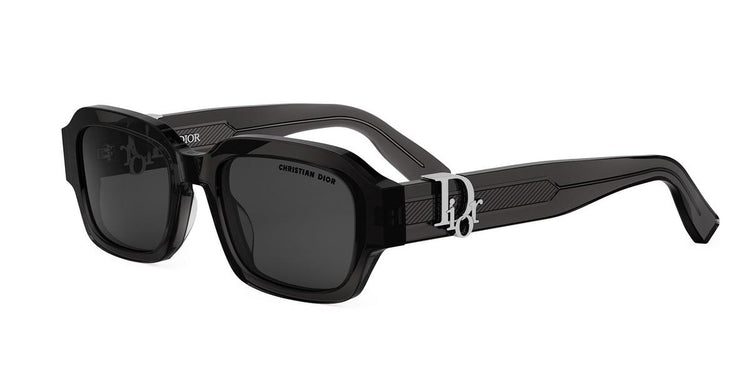 45A0 - Acetate Shiny Grey with Grey Normal lenses