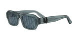 30B8 - Acetate Shiny Blue with Blue Mirror lenses / 