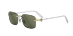 F2C0 - Metal Shiny Yellow with Green Normal lenses / 