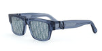 30B8 - Acetate Shiny Blue with Blue Mirror lenses / 