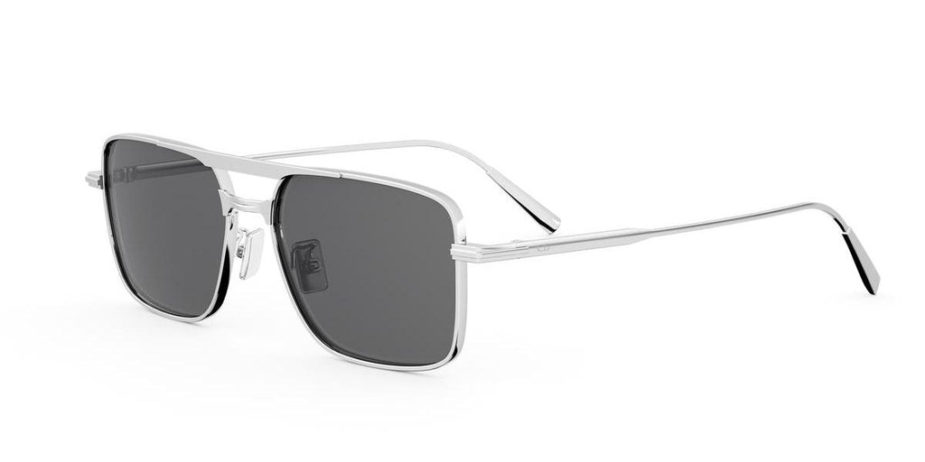 F0A0 - Metal Shiny Silver with Grey Normal lenses