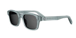 45A0 - Acetate Shiny Grey with Grey Normal lenses / 